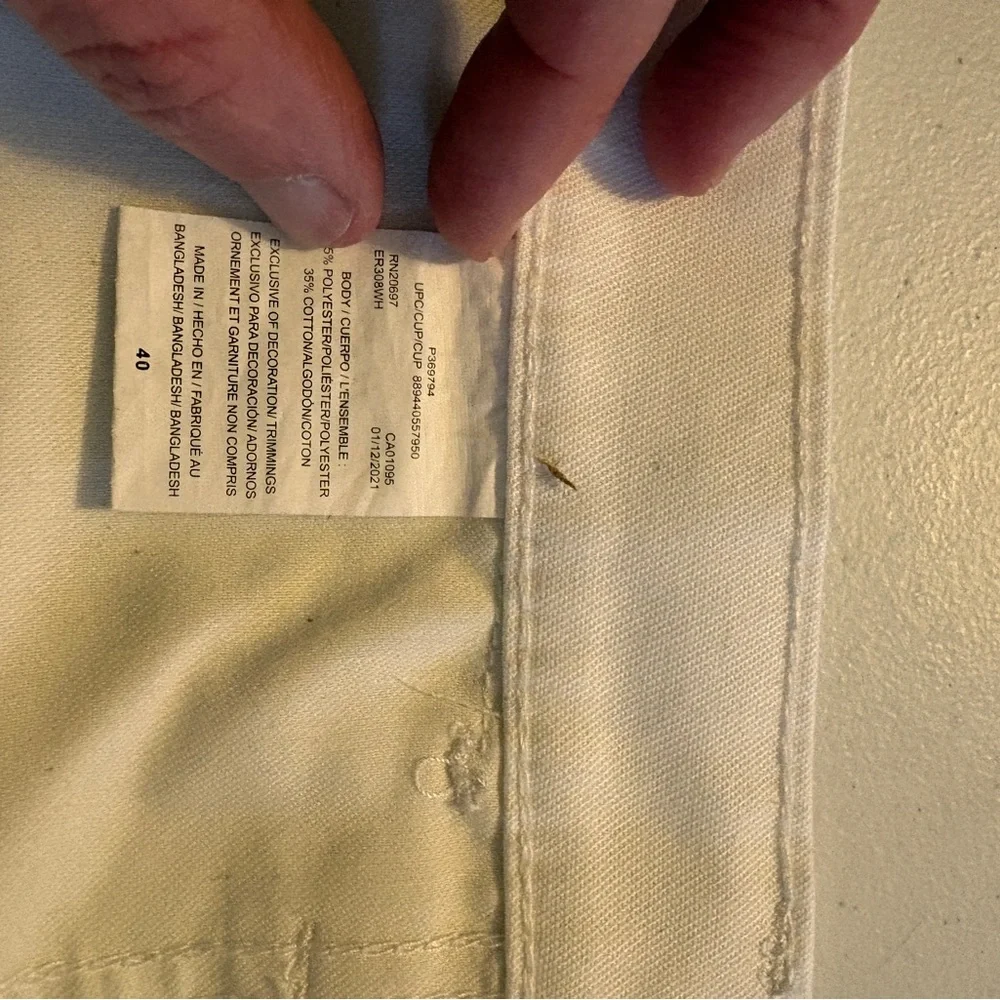 Dickies Men's White Flat Front Shorts - Picture 5 of 6